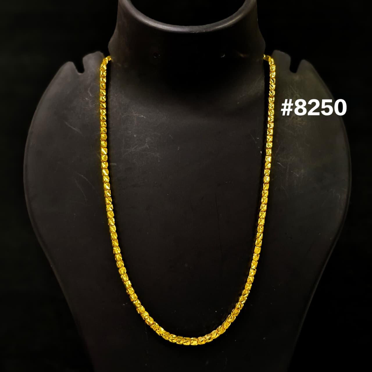 Gold Plated Chain,1 Gram Gold Plated Jewellery PMJ Model No : 8250