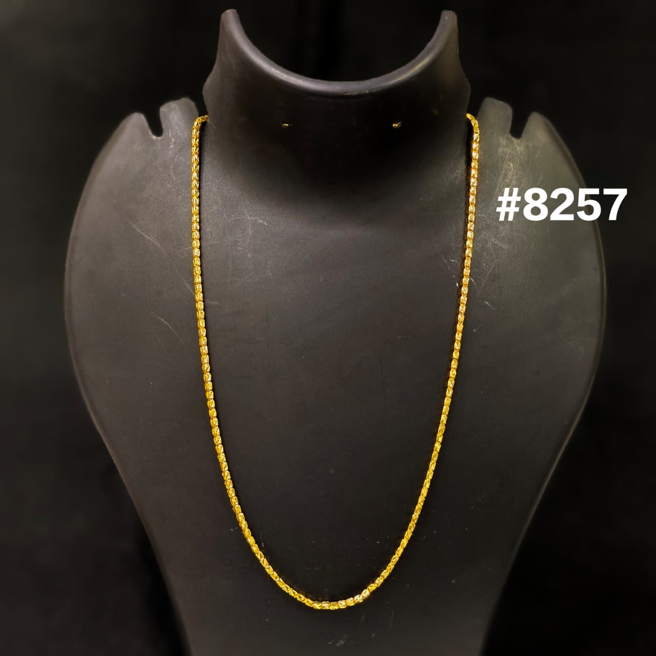 Gold Plated Chain,1 Gram Gold Plated Jewellery PMJ Model No : 8257
