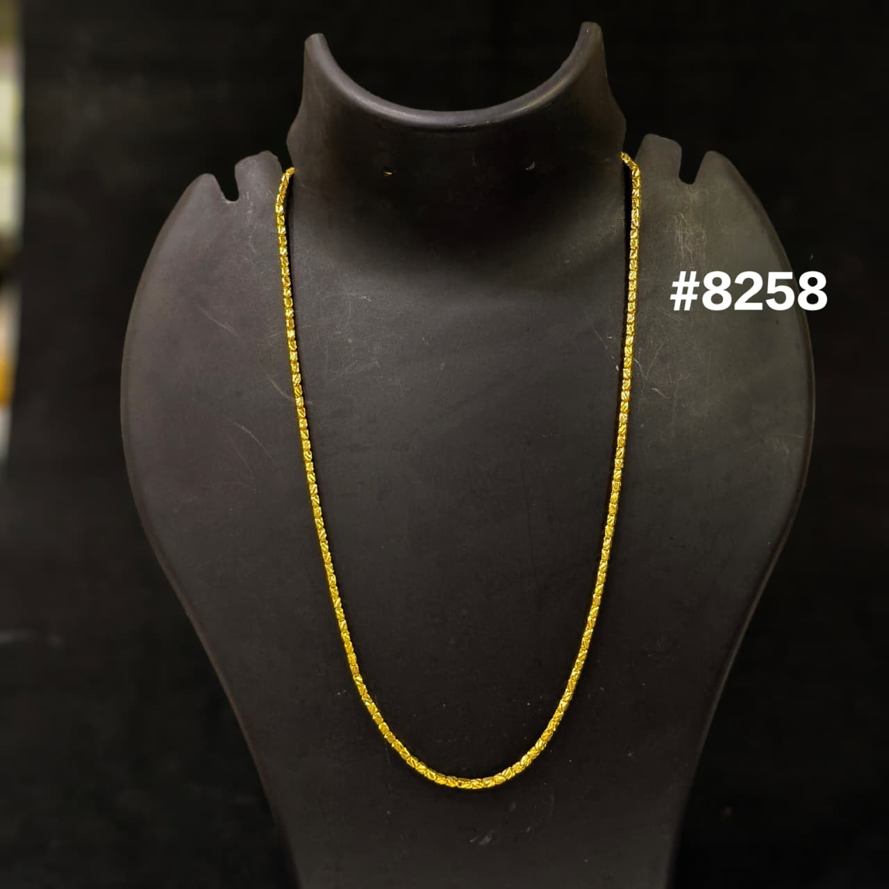 Gold Plated Chain,1 Gram Gold Plated Jewellery PMJ Model No : 8258