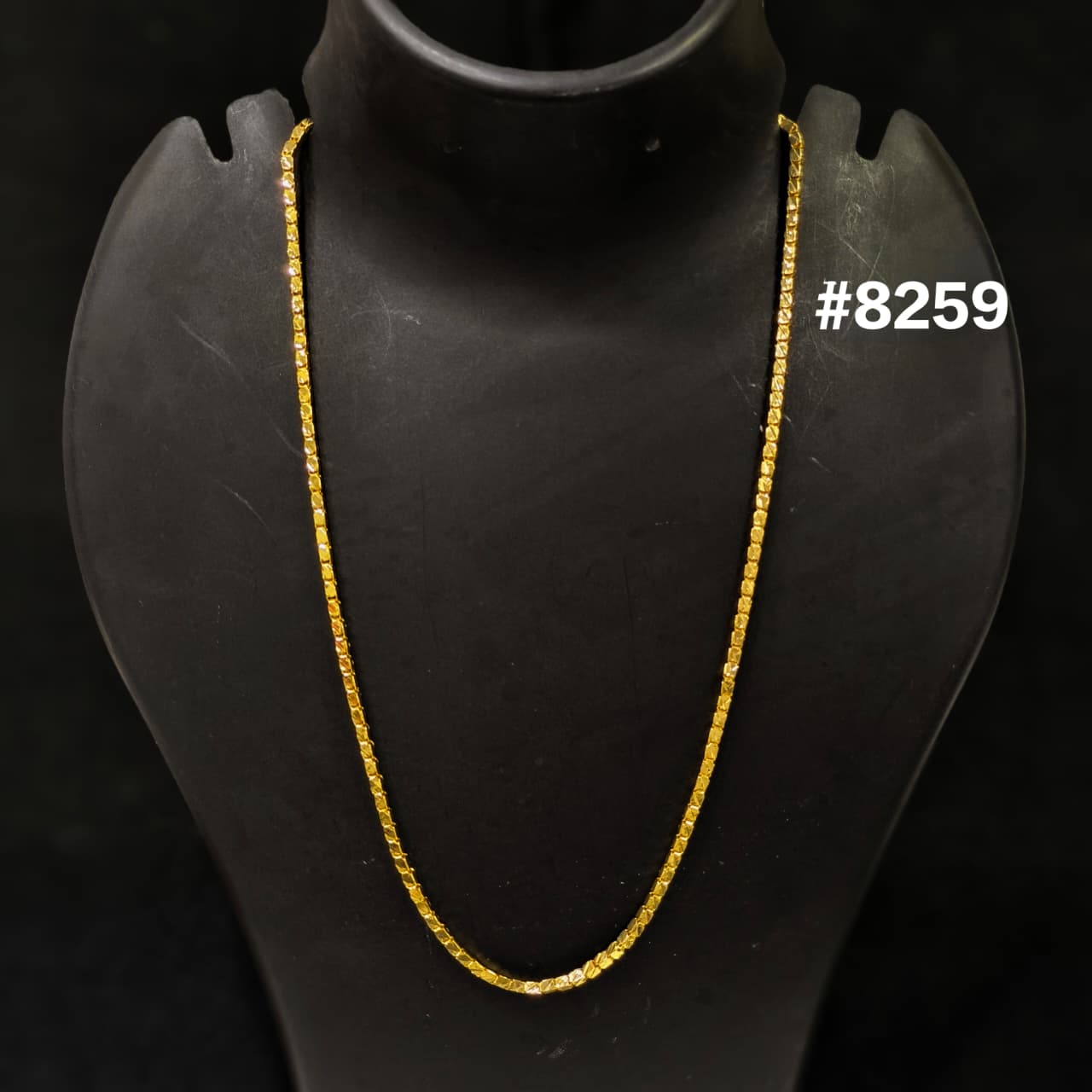 Gold Plated Chain,1 Gram Gold Plated Jewellery PMJ Model No : 8259