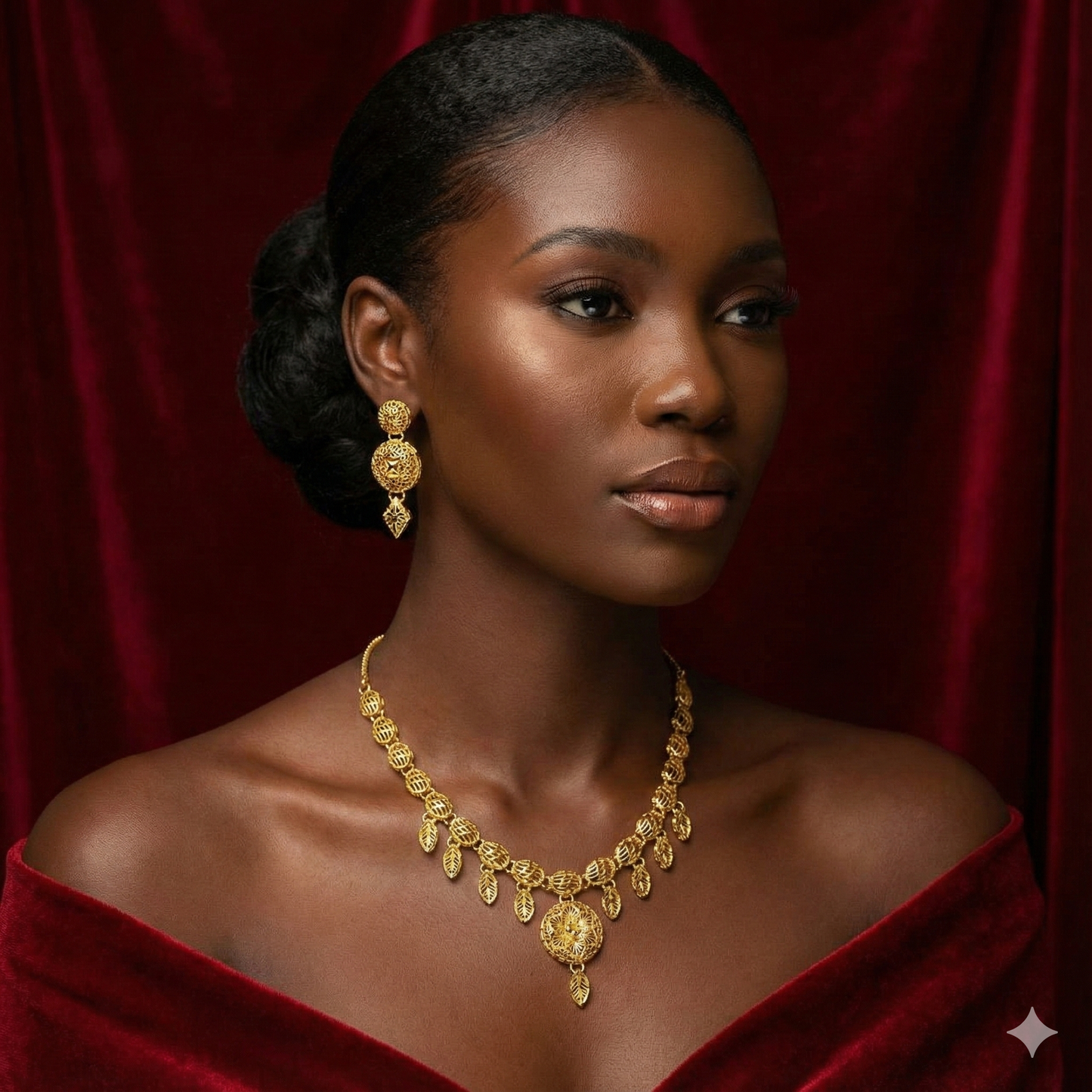 Gold Plated Short NECKLACE 5 Gram Gold Plated Jewellery PMJ Model No : 8416