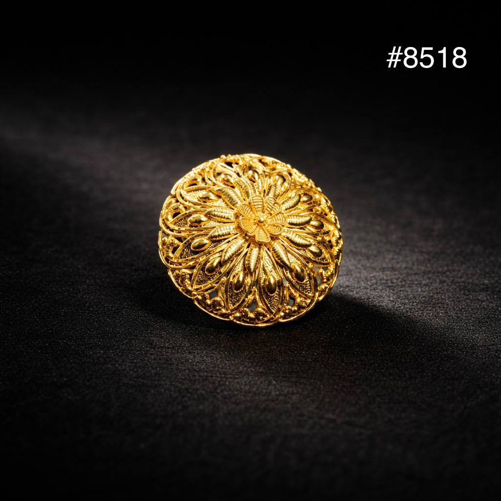 Gold Plated Finger Ring 5 Gram Gold Plated Jewellery PMJ Model No : 8518