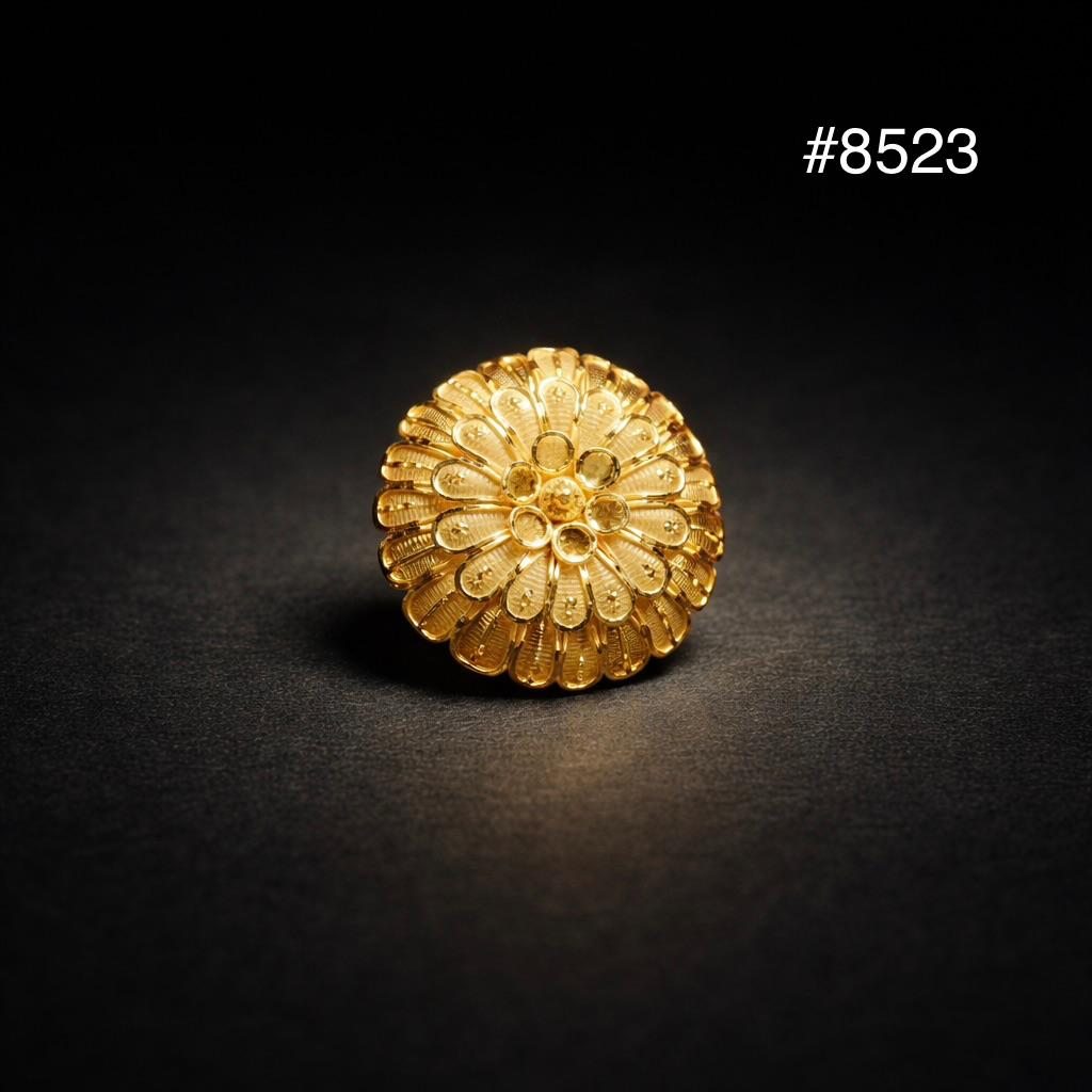 Gold Plated Finger Ring 5 Gram Gold Plated Jewellery PMJ Model No : 8523