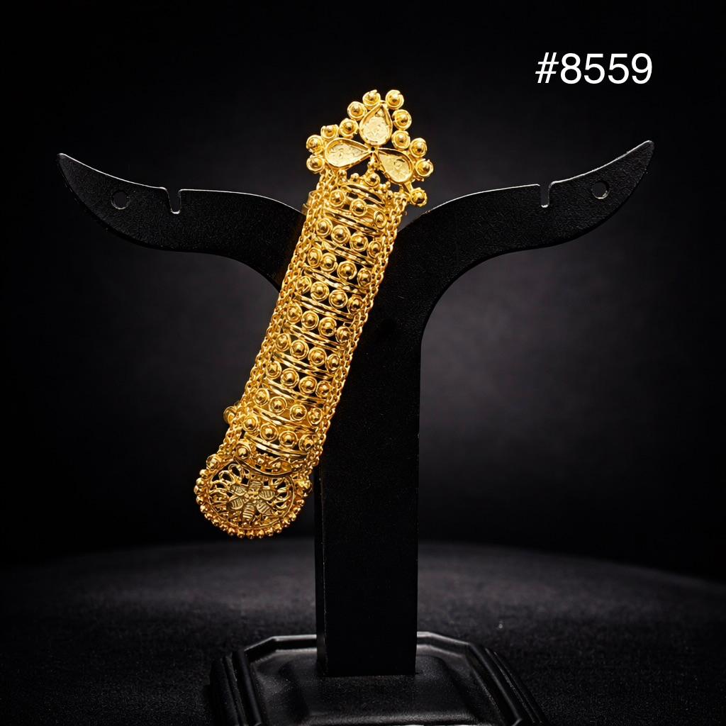 Gold Plated Finger Ring 5 Gram Gold Plated Jewellery PMJ Model No : 8559