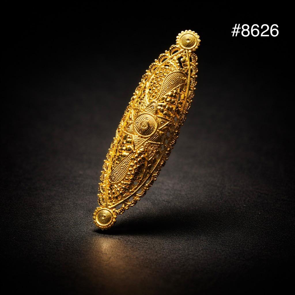 Gold Plated Finger Ring 3.0 Inch Gold Plated Jewellery PMJ Model No : 8626