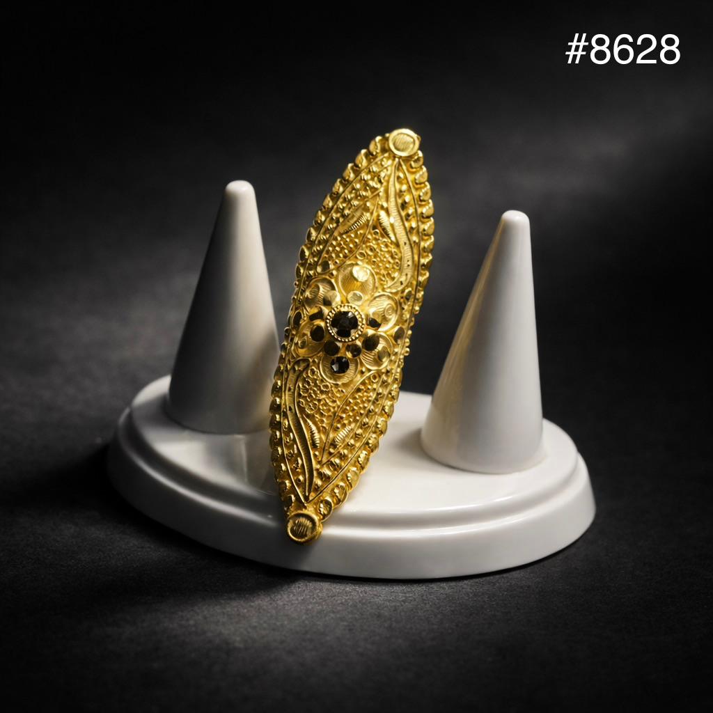 Gold Plated Finger Ring 3.0 Inch Gold Plated Jewellery PMJ Model No : 8628