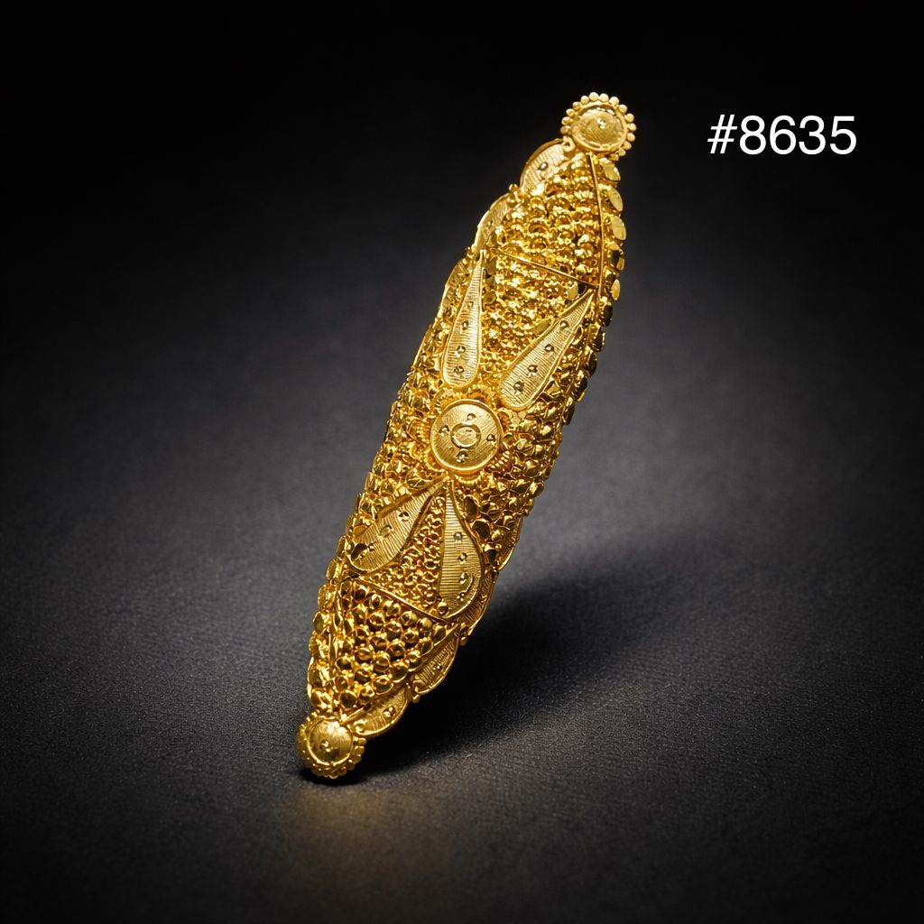 Gold Plated Finger Ring 3.5 Inch Gold Plated Jewellery PMJ Model No : 8635