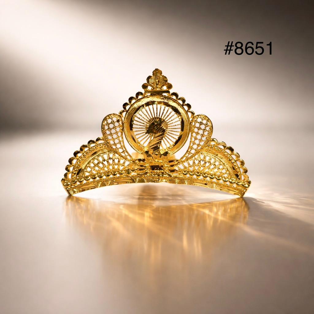 PMJ Gold Plated Beautiful Crown Model No: 8651