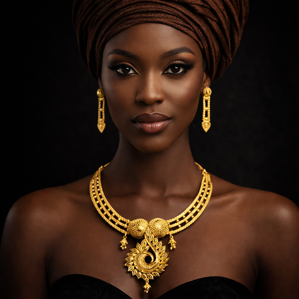 Gold Plated Short NECKLACE 5 Gram Gold Plated Jewellery PMJ Model No : 8665