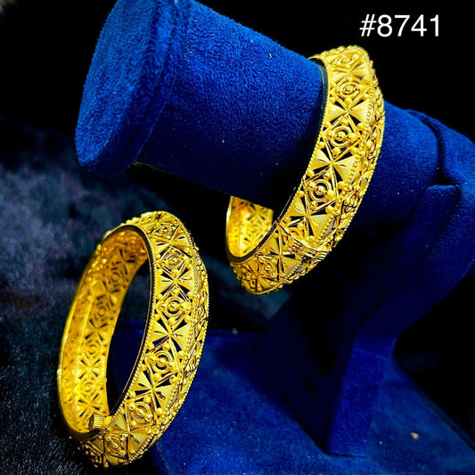 Gold Plated BANGLE 5 Gram Gold Plated Jewellery PMJ Model No : 8741