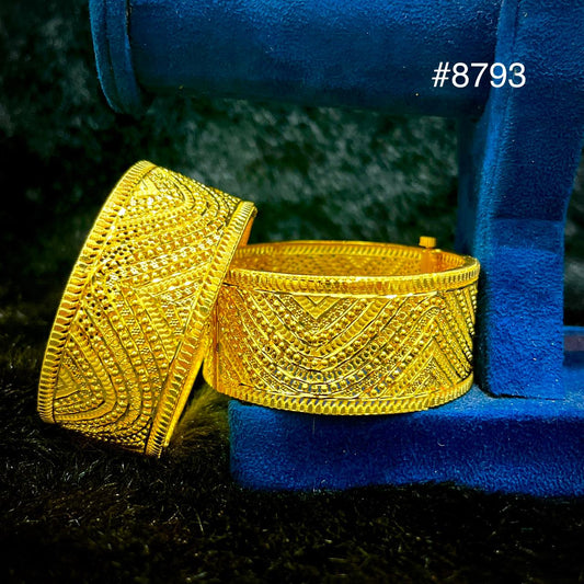Gold Plated Bridal Wear Bangles, PMJ Model No: 8793