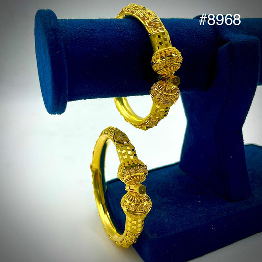 Gold Plated BANGLE 5 Gram Gold Plated Jewellery PMJ Model No : 8968