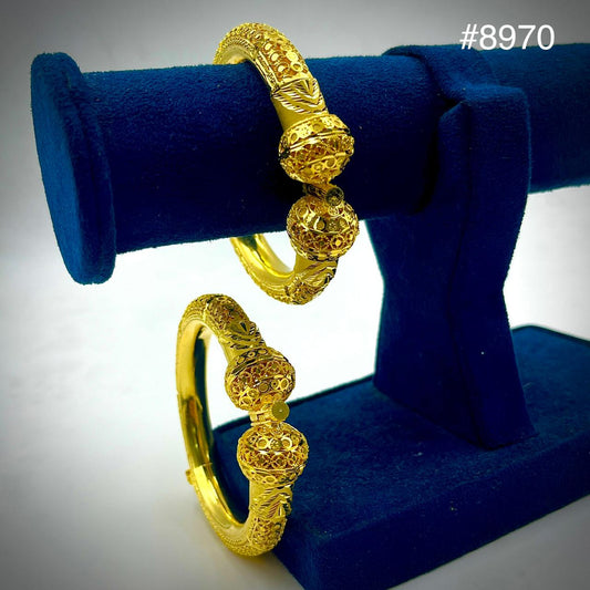 Gold Plated BANGLE 5 Gram Gold Plated Jewellery PMJ Model No : 8970
