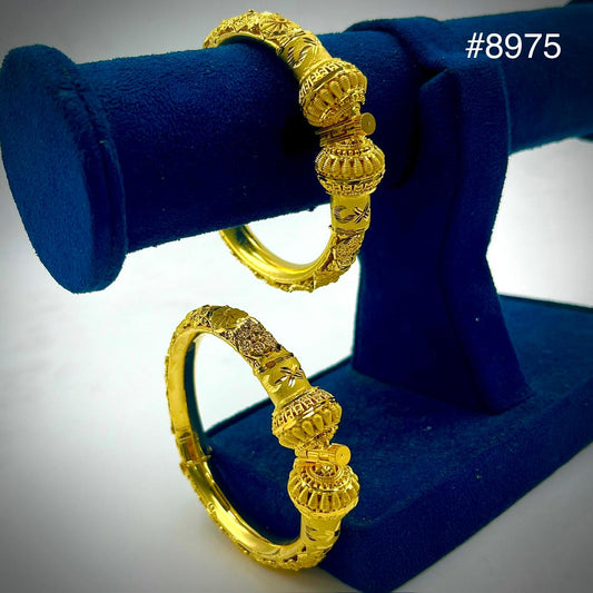 Gold Plated BANGLE 5 Gram Gold Plated Jewellery PMJ Model No : 8975