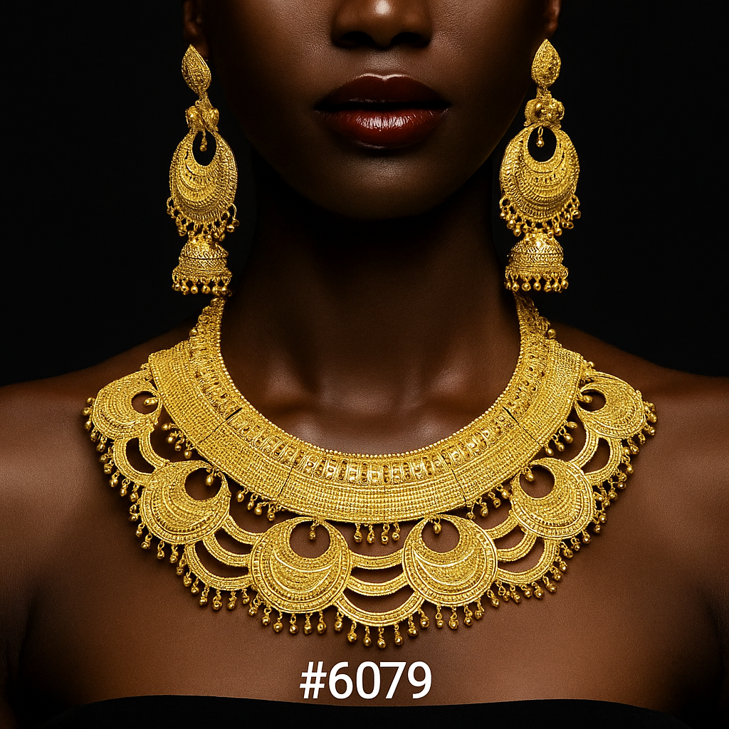 Gold Plated Short Necklace, PMJ Model No: 6079