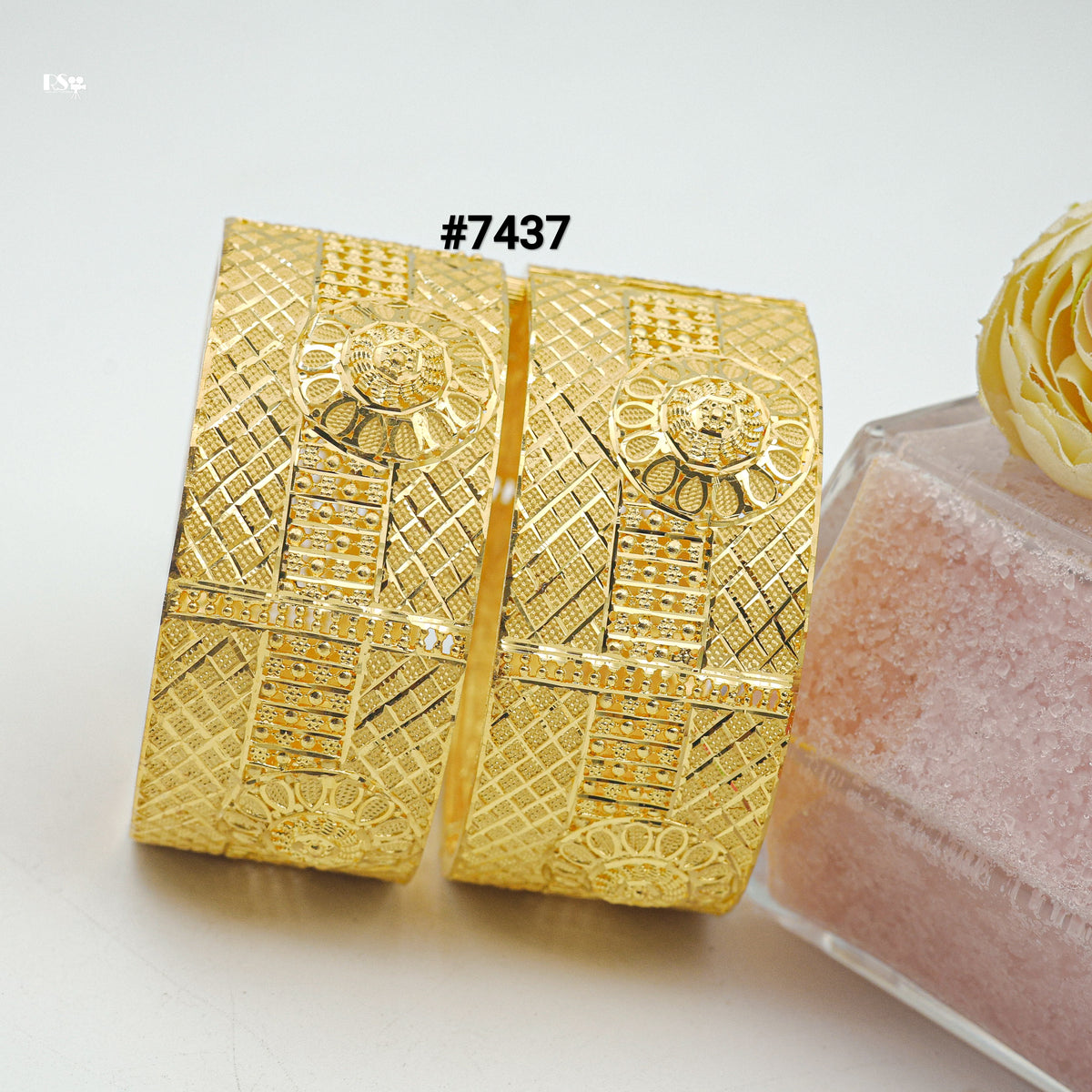 Gold Plated BANGLE 1 Gram Gold Plated Jewellery PMJ Model No : 7437
