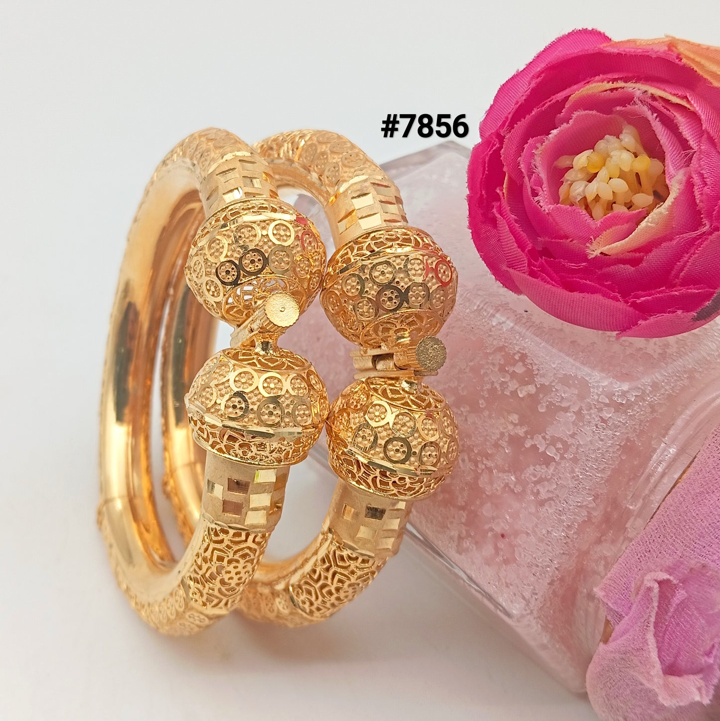 Gold Plated BANGLE 5 Gram Gold Plated Jewellery PMJ Model No : 7856