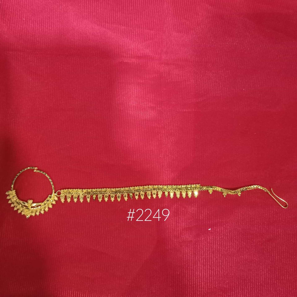 Gold Plated Maang Tika PMJ Model No: 2249