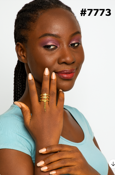 Gold Plated Finger Rings, PMJ Model No: 7773