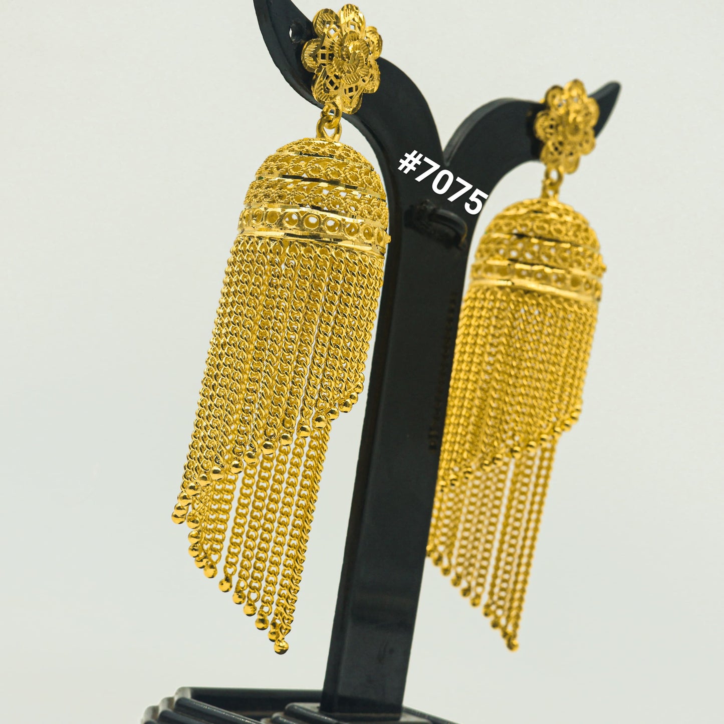 Gold Plated EARRING 1 Gram Gold Plated Jewellery PMJ Model No : 7075