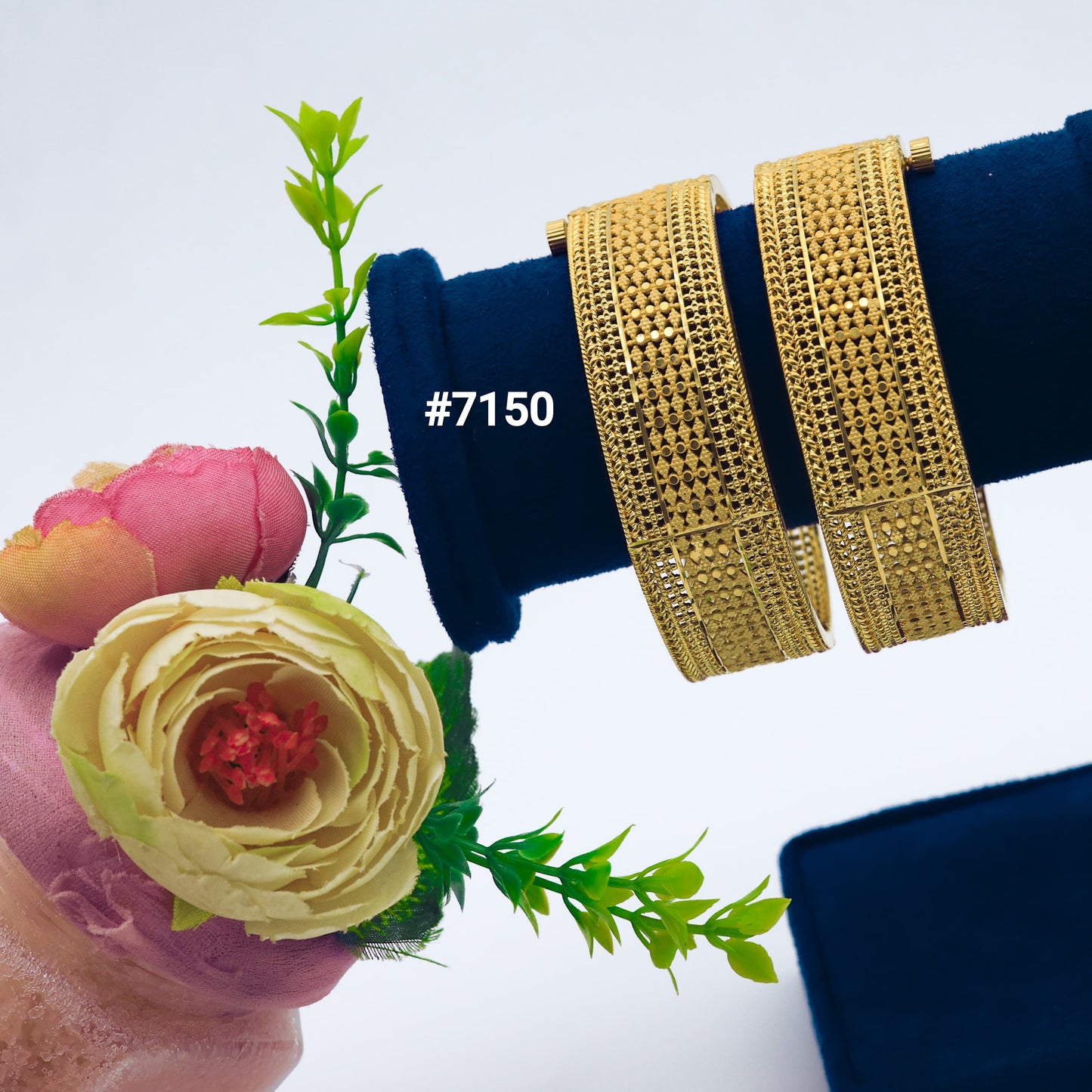 Gold Plated BANGLE 1 Gram Gold Plated Jewellery PMJ Model No : 7150