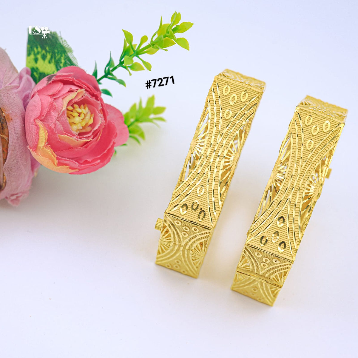 Gold Plated Jewellery, Bangles PMJ Model No : 7271