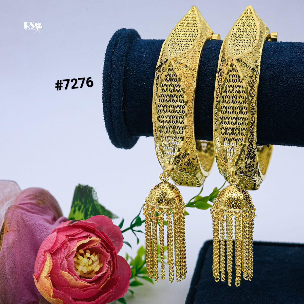 Gold Plated BANGLE 1 Gram Gold Plated Jewellery PMJ Model No : 7276
