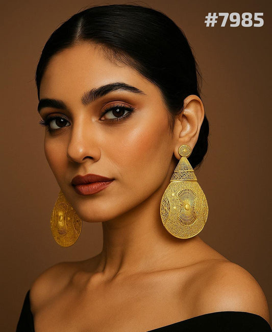 Gold Plated EARRING 5 Gram Gold Plated Jewellery PMJ Model No : 7985