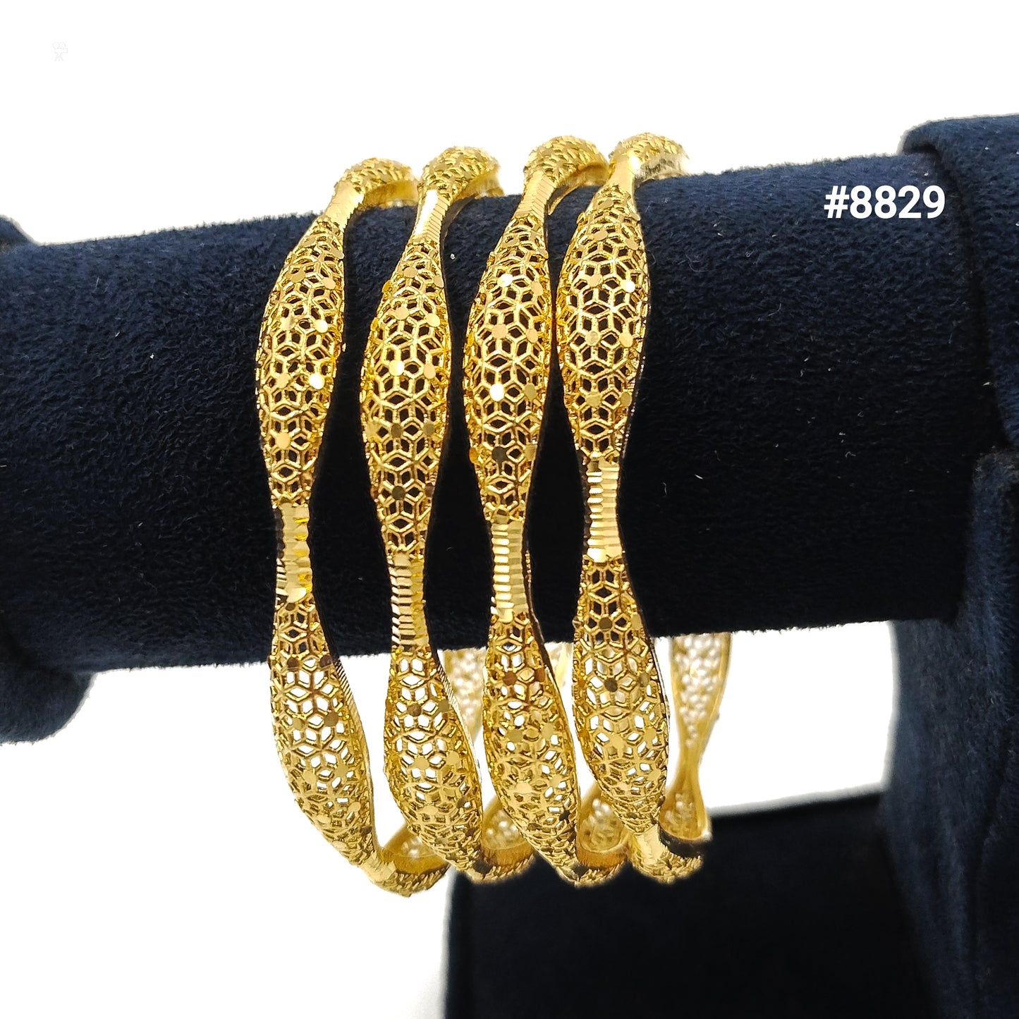 Gold Plated BANGLE 5 Gram Gold Plated Jewellery PMJ Model No : 8829