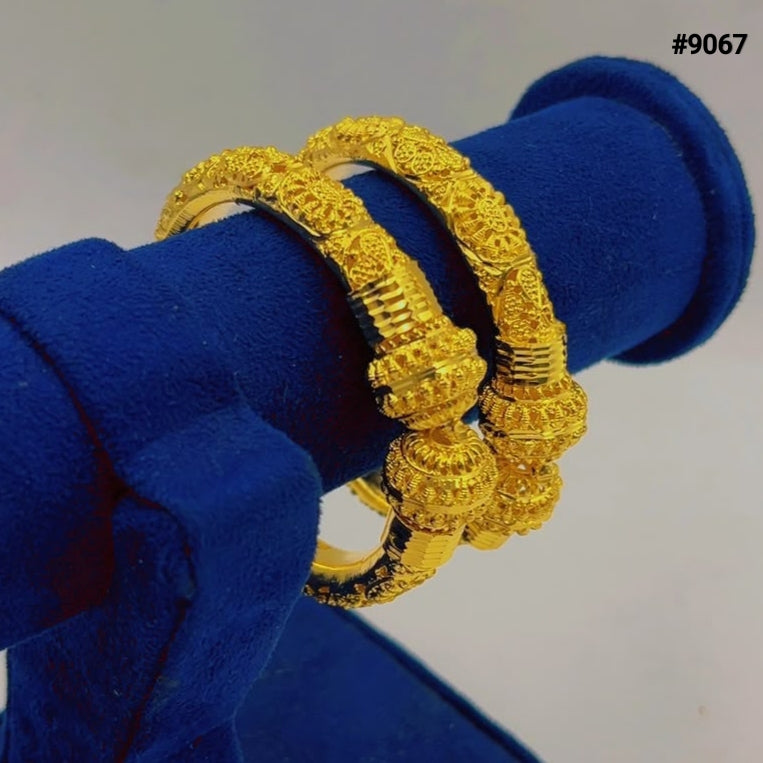 Gold Plated BANGLE 5 Gram Gold Plated Jewellery PMJ Model No : 9067