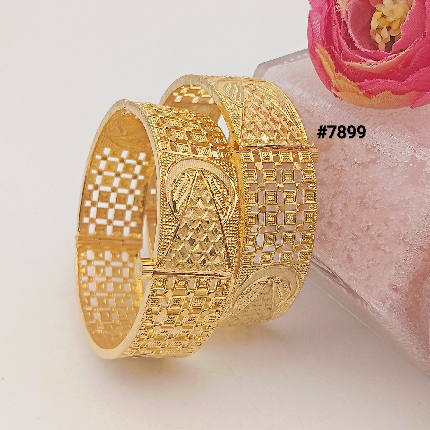 Gold Plated BANGLE 5 Gram Gold Plated Jewellery PMJ Model No : 7899
