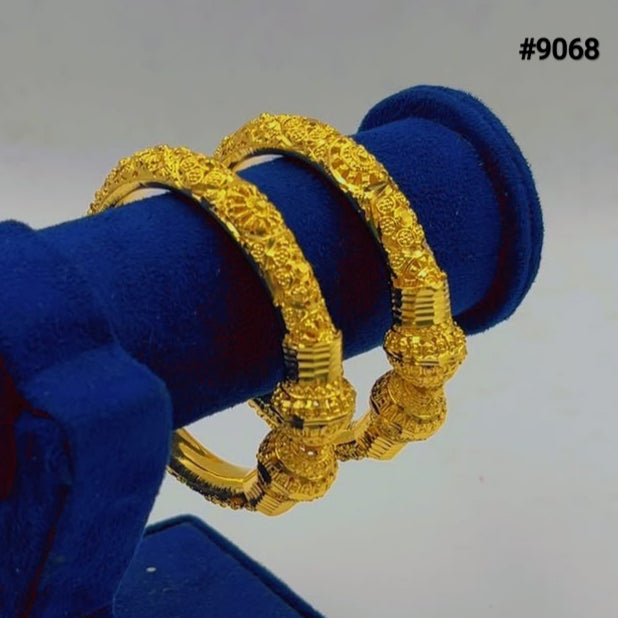 Gold Plated BANGLE 5 Gram Gold Plated Jewellery PMJ Model No : 9068