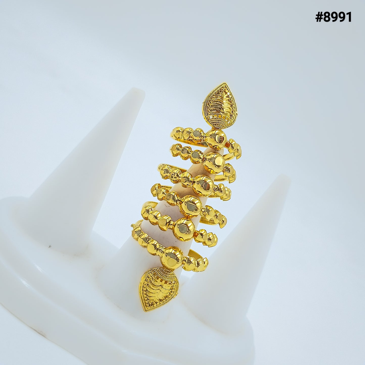 Gold Plated Finger Ring 5 Gram Gold Plated Jewellery PMJ Model No : 8991