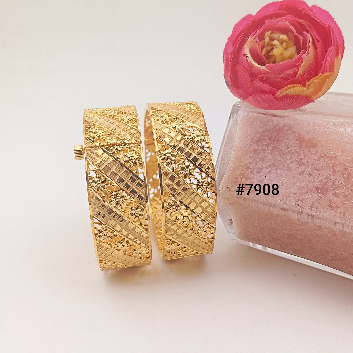 Gold Plated BANGLE 5 Gram Gold Plated Jewellery PMJ Model No : 7908