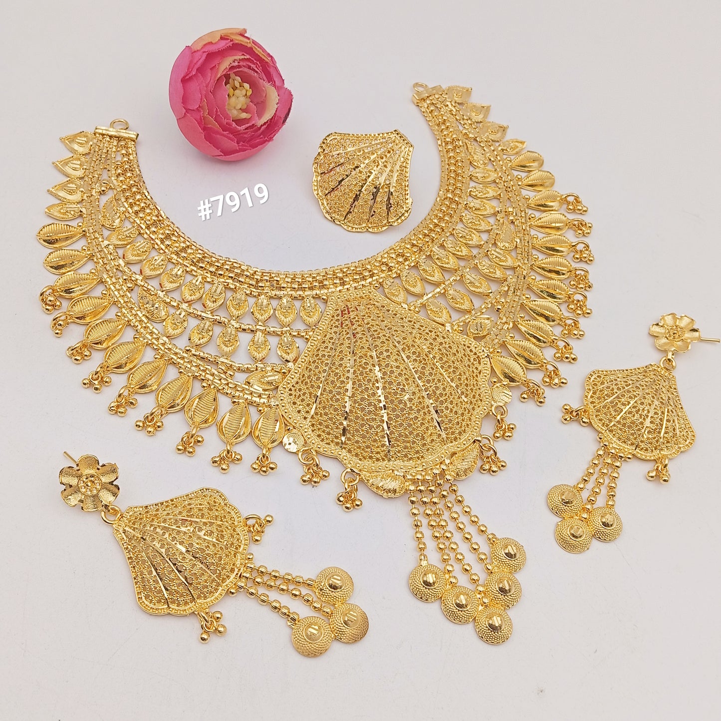 Gold Plated NACKLESS 5 Gram Gold Plated Jewellery PMJ Model No : 7919