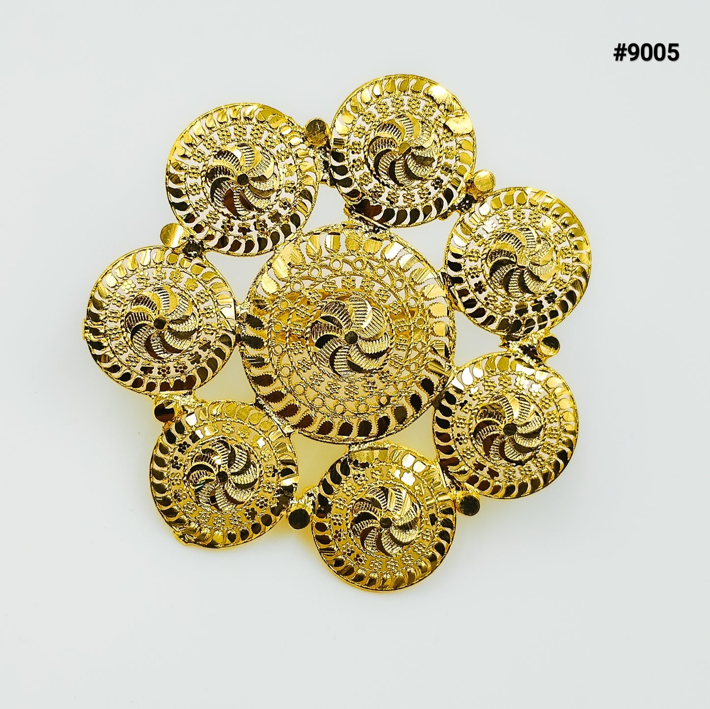 Gold Plated Finger Ring 5 Gram Gold Plated Jewellery PMJ Model No : 9005