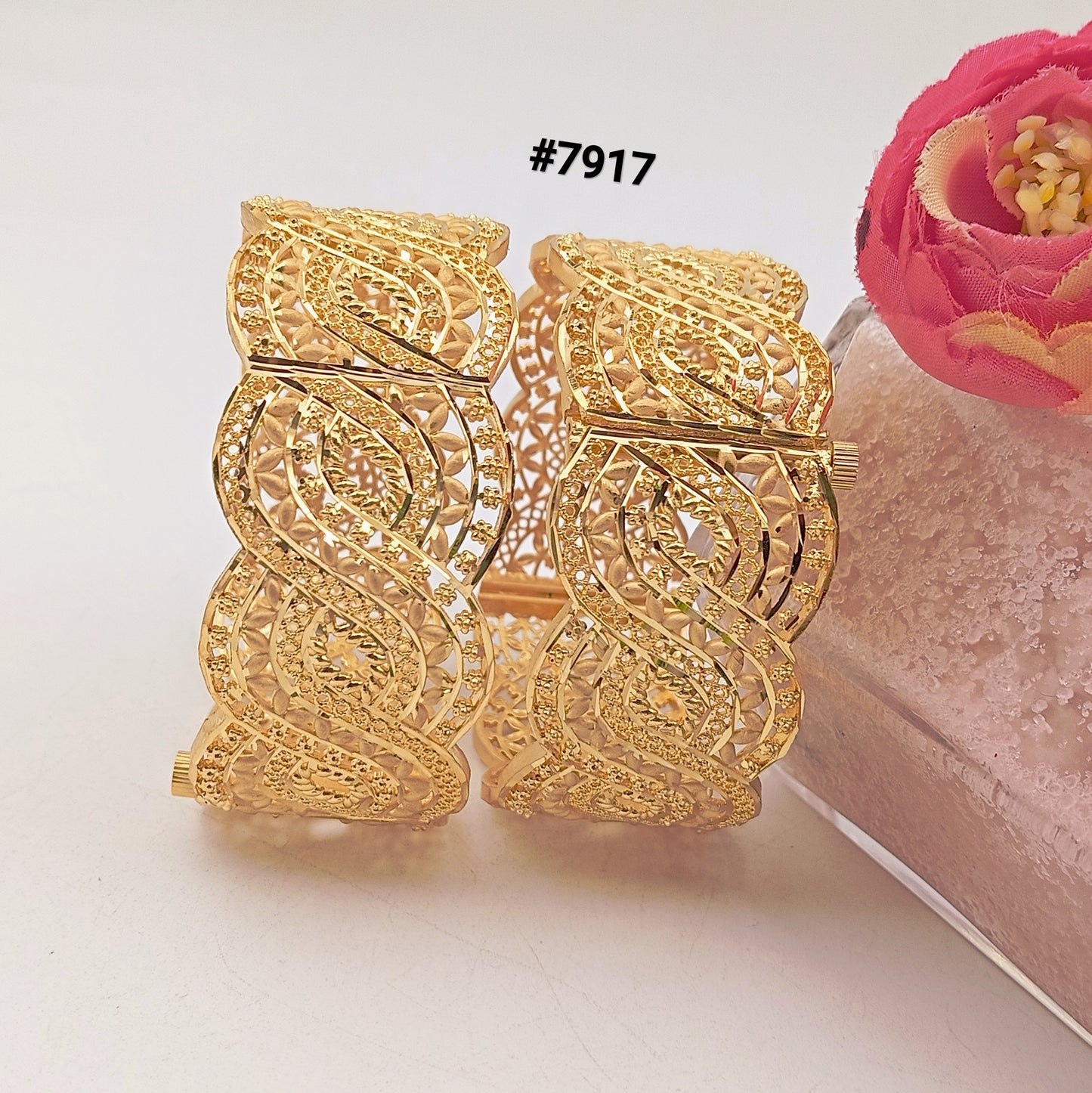 Gold Plated BANGLE 5 Gram Gold Plated Jewellery PMJ Model No : 7917