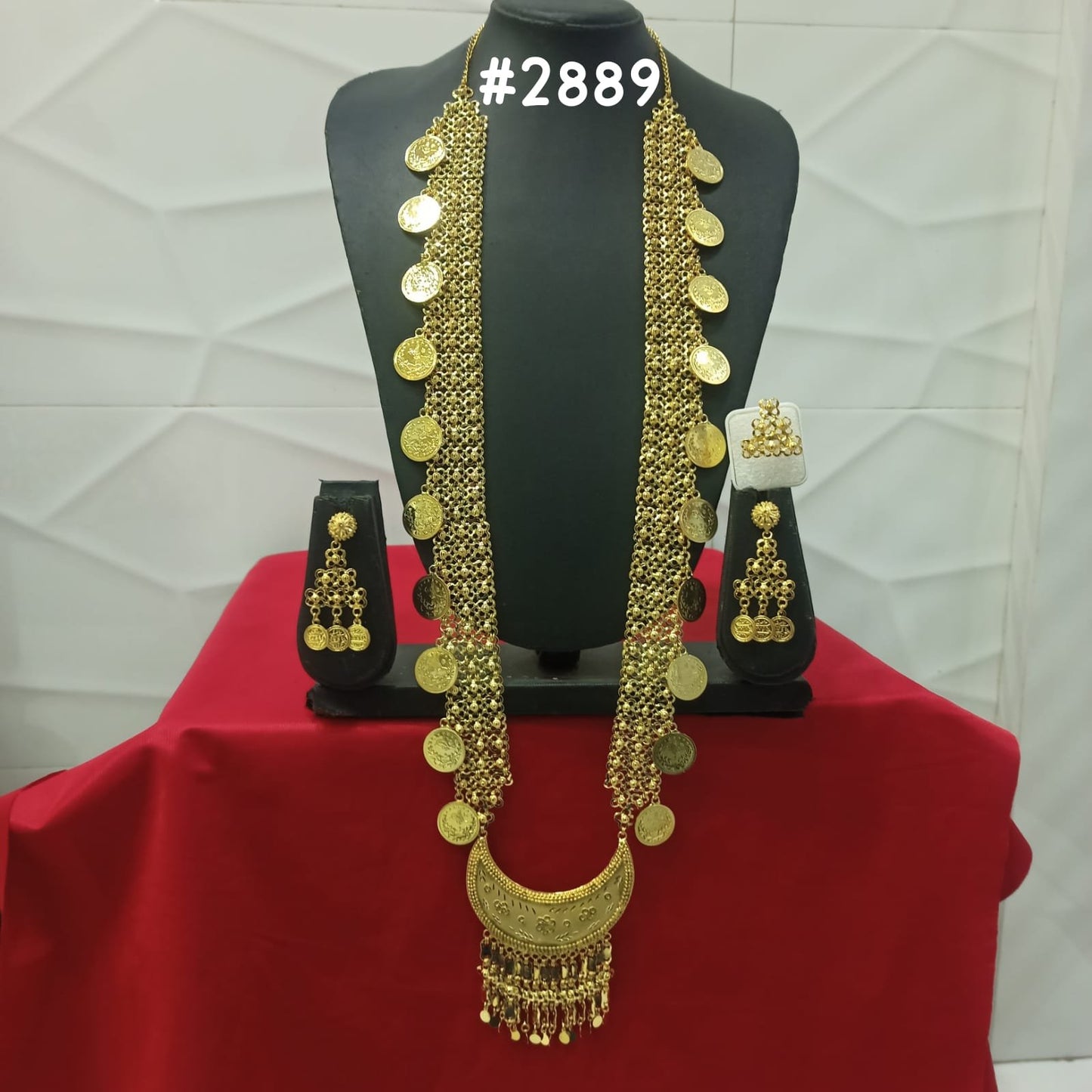 Designer Hand Made Jewelry Long Necklace Set, PMJ Model No: 2889