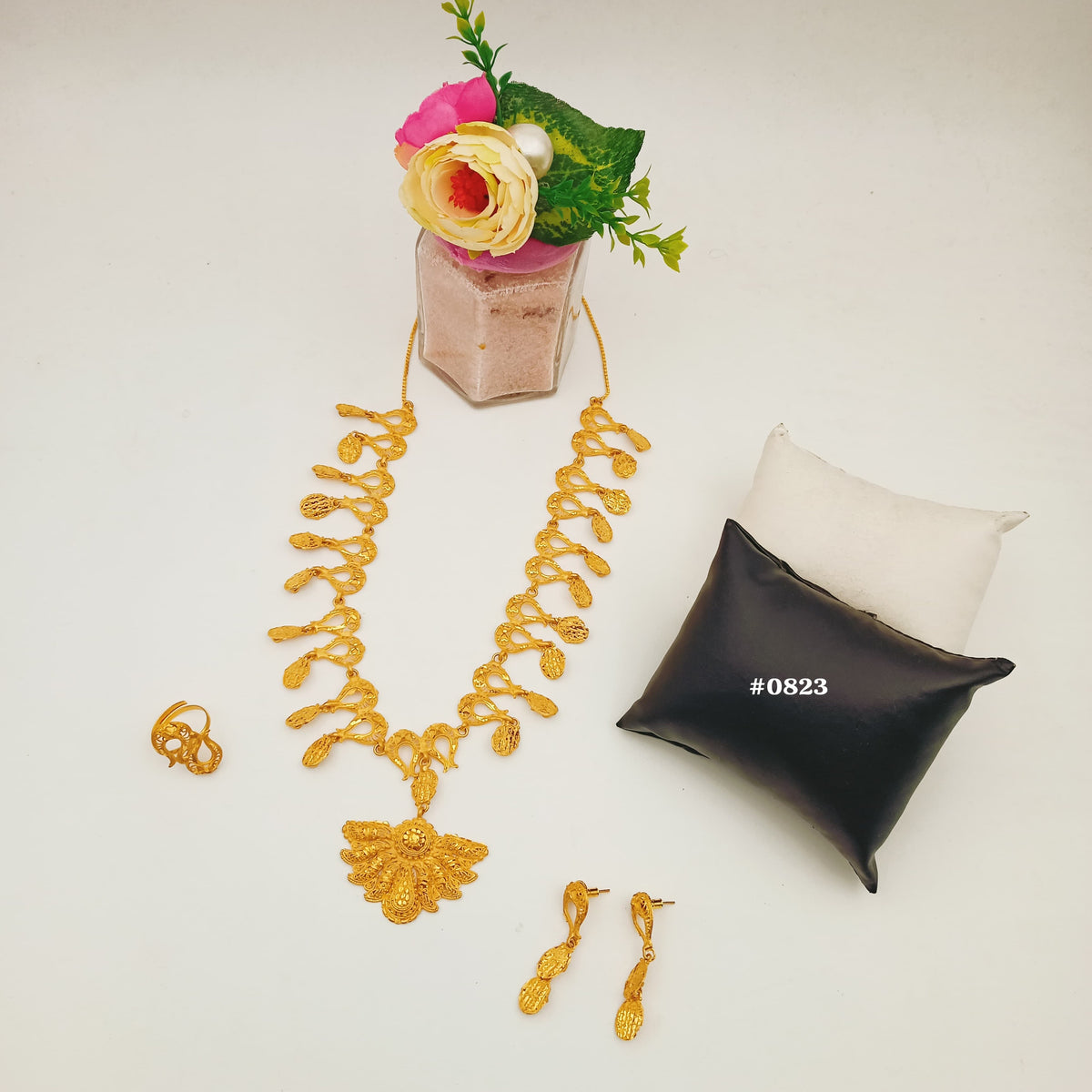 African Bijoux Gold Plated Necklace