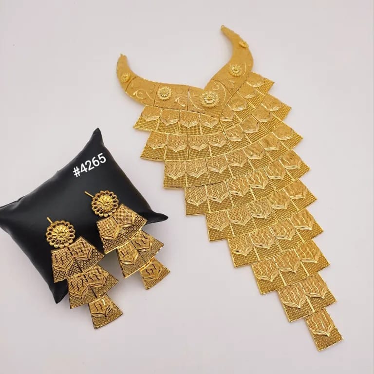 PMJ Special Long Necklace with Earrings