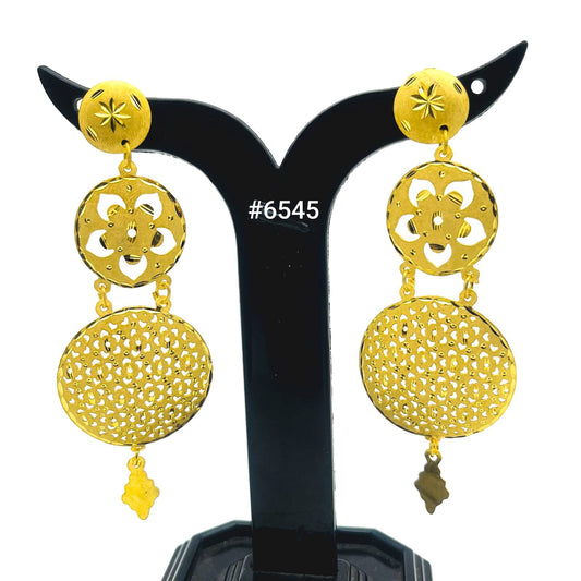 Gold Plated Designer Earrings, PMJ Model No: 6545