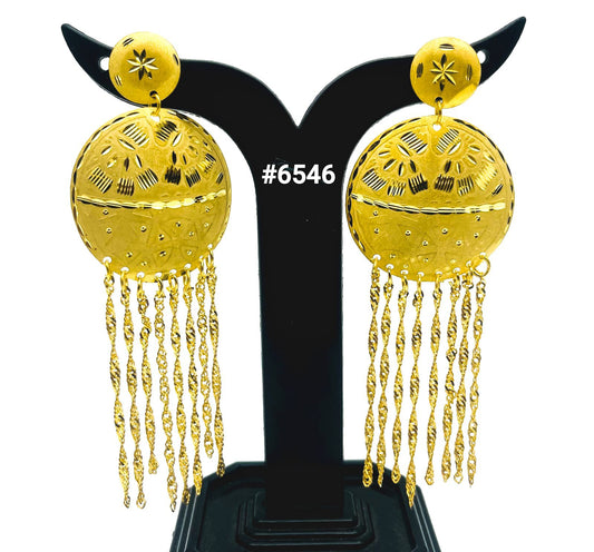 Gold Plated Designer Earrings, PMJ Model No: 6546