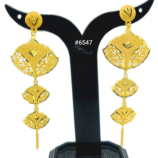 Gold Plated Designer Earrings, PMJ Model No: 6547