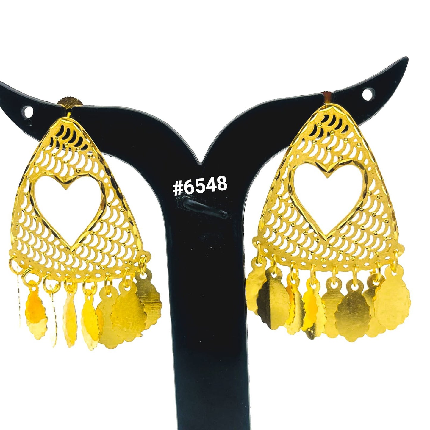 Gold Plated Designer Earrings, PMJ Model No: 6548