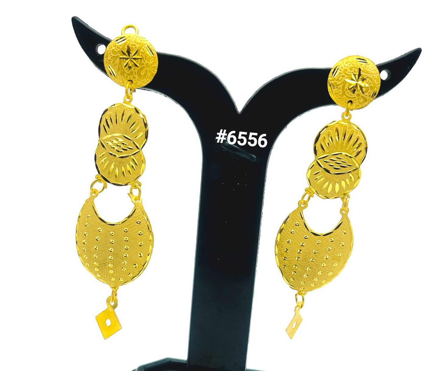 Gold Plated Designer Earrings, PMJ Model No: 6556