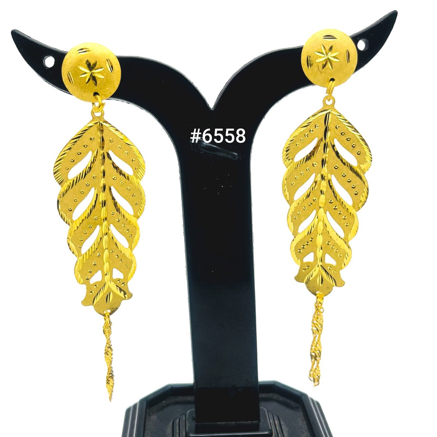 Gold Plated Designer Earrings, PMJ Model No: 6558