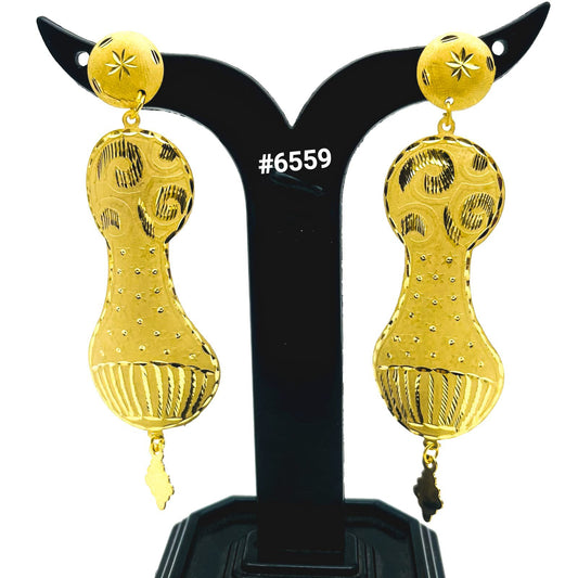 Gold Plated Designer Earrings, PMJ Model No: 6559