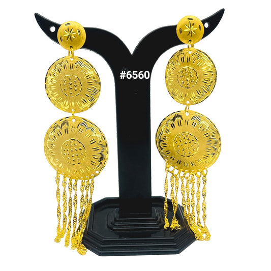 Gold Plated Designer Earrings, PMJ Model No: 6560