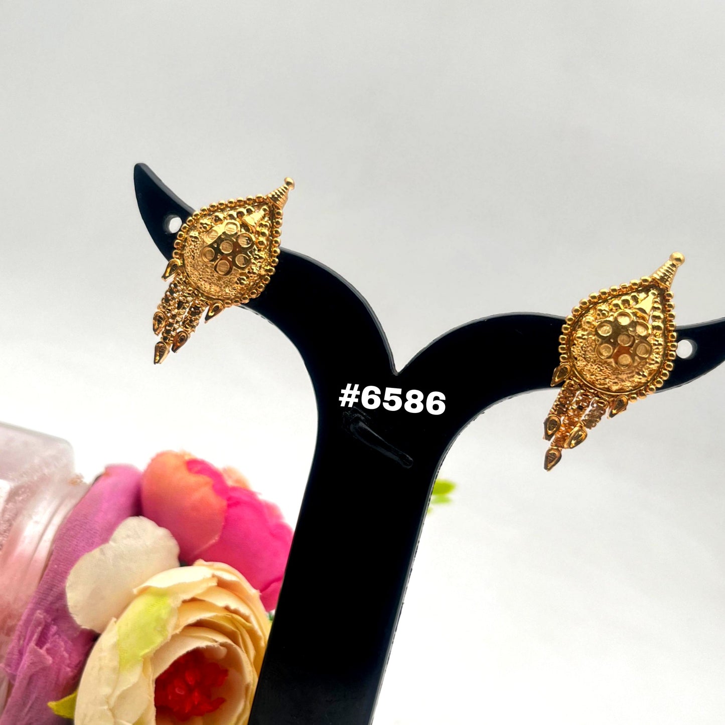 Gold Plated Designer Earrings, PMJ Model No: 6586