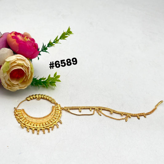 Gold Plated Nose Ring PMJ Model No: 6589